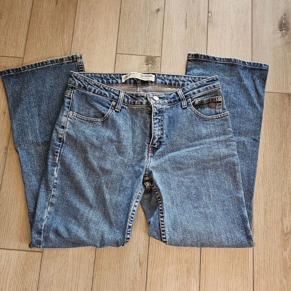 Harley Davidson Blue Jeans Women's 10P Bootcut LIKE NEW - Picture 7 of 8